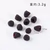 Framboesa Simulada Morango Silvestre Frutas Acessórios Casa de Boneca Mini Cozinha Amora Ingredientes Adereços Enfeites