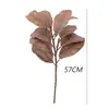 Ramas de Hojas de Magnolia Artificiales, Plantas Verdes Simuladas para Decoración de Paisajismo, Hojas Verdes Ornamentales de Planta Artificial, Plantas Verdes Falsas