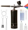 Dispositivo de Injeção de Oxigênio Hidratante de Beleza Elétrico, Aerógrafo para Esmalte, Pistola de Spray para Gradiente de Nail Art, Pistola de Spray para Confeitaria, Caneta de Spray Colorida para Miniaturas