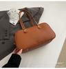 Bolso Nuevo Estilo Baguette para Hombro Piel Suave Bolso de Hombro Versátil Diseño de Nicho para Mujer Texturizado Gran Capacidad Bolso de Mano para Viajes Diarios para Mujer
