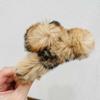 Corea del Sur niña otoño e invierno felpa Súper hada Rex conejo pelo horquilla clip para rascar parte trasera de la cabeza clip tiburón para rascar horquilla accesorios para el cabello