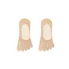 Meias Cano Curto de Algodão Penteado de Verão com Cinco Dedos para Mulheres, Respiráveis, Finas, Invisíveis, com Mesh, Meias de Dedos, Outlet de Fábrica