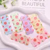 Parche Rectangular Ondulado Impreso de Resina Color Macarrón Material para Pasador de Pelo Accesorios de Pasador de Pelo Funda de Teléfono Móvil Imán de Refrigerador
