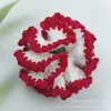 Claveles Tejidos a Mano Flores Artificiales Hilo DIY Día de la Madre Día del Maestro Examen de Admisión Universitaria Festival del Bote del Dragón Regalo Festivo Venta al por Mayor