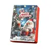 Caja de Embalaje para Juguete de Snack Navideño, Caja para Pasteles, Caja con Forma de Libro, Dulces con Apertura de Ventana, Postre de Chocolate, Caja para Tartaletas de Huevo, Lista para la Venta