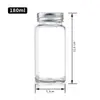 Frasco Cuadrado para Condimentos Botella para Polvo de Chile para Barbacoa Frasco de Sal para el Hogar Set de Condimentos Botella de Pimienta en Polvo 120ml