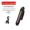 Lanterna Traseira de Bicicleta Motocicleta Cob Bicicleta Luz de Advertência Piscante para Ciclismo Noturno Bicicleta Mountain Bike Luz de Ciclismo Luz de Advertência Luz para Ciclismo Noturno