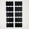 Pegatinas Negras Autoadhesivas Frascos de Vidrio Frascos de Cerámica Pegatinas de Pizarra Escribibles Etiquetas Adhesivas 8/10/20 Hojas Pegatinas Pequeñas