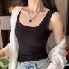 Nuevo 2024 Escote Cuadrado Tirantes Chaleco en Forma de I Ropa Interior para Mujer Espalda Hermosa Sujetador Primavera y Verano Top de Tubo Venta al por Mayor