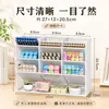 Estante de Almacenamiento de Malla Angulada de Nueve Rejillas Gran Capacidad Multi-Compartimento Organizador de Papelería Escritorio Pinceles de Pintura Lápices de Colores Cesta de Almacenamiento de Escritorio