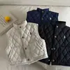 Colete de Algodão Infantil Engrossado 2026 Outono/Inverno Novo Top Xadrez para Meninos Roupa Externa Colete de Cor Sólida para Bebê Meninas Estiloso