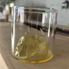 Vaso de Vidrio de Borosilicato Alto Guan Shan, Vaso Resistente a Altas Temperaturas, Vaso para Whiskey, Taza de Té, Copa de Vino Transparente, Copa de Vino Tinto