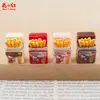 Nueva Serie de Papas Fritas Katie Accesorios de Resina Pegamento Cremoso DIY Dijes Colgantes Adornos Decorativos