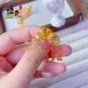 Nuevos Pendientes Oro Arena Calabaza Cepillada 3 Pendientes de Borla Gota de Agua Pendientes de Borla Gota de Agua para Mujer Envío Directo