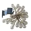 Lámpara de Cuerda de Cáñamo Solar Nueva Transfronteriza Lámpara de Bombilla de Cable de Cobre para Patio Jardín Lámpara Decorativa de Atmósfera de Camping Impermeable para Exteriores