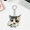 Pingente Cachorro Transfronteiriço Pet Novo Desenho Animado Colega Gato Gato Acrílico Fofo Chaveiro de Natal Outro