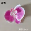 Cabeça de Orquídea Phalaenopsis Filme Impresso em 3D Flor Artificial Grande Acessórios de Flor Para Penteado Grampo de Cabelo DIY Feito à Mão Casamento