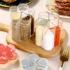 Caja de Condimentos de Cocina Cinco en Uno Botella de Condimentos Salero Condimento MSG Caja de Condimentos Hogareña Multicolores Opcionales Olla para Condimentos
