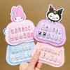 Uñas para Año Nuevo Infantil Pegatinas de Uñas para Nochevieja de Niñas Pegatinas de Uñas Sanrio Arte de Uñas Pegatinas para Dedos Kuromi Lindas para Nochevieja
