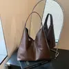 Bolso de gran capacidad para mujer, nuevo y moderno de otoño vintage de alta gama Maillard, bolso de hombro, bolso tote