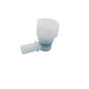 Accesorios para Baño Mampara de Baño Conector de Plástico Tubería de Agua de Silicona ABS Alambre Interior de Cuatro Puntos Codo Móvil en Ángulo Recto Boca de Pagoda