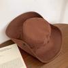 Sombrero de Vaquero para Mujer, Sombrero de Senderismo de Ala Ancha, Sombrero de Pescador con Protección UV, Sombrero de Protección Solar para Circunferencia de Cabeza Grande, Circunferencia de Cabeza Grande 65cm