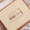2026 Nuevo Anillo Versátil Sencillo para Mujer Coreano Ins Moderno Delgado Microincrustado Anillo Personalizado para Dedo Índice Joyería de Moda