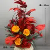 Nuevos Arreglos Florales de Piso para Decoración de Bodas, Arte Floral para Bodas, Arreglos Florales para Escenario en T, Arreglos Florales de Bienvenida para Hoteles