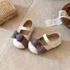 Sandálias Fechadas com Laço para Meninas 2026 Nova Moda Primavera/Verão Versáteis Casuais Sapatos Mary Jane Sapatos de Princesa