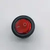 Interruptor de barco KCD1-105N con luz de tres patas todo cobre redondo rojo 3 patas 2 posiciones 10A/125V