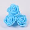 Cabeça de Flor Rosa de Espuma Simulada de 3,5cm Cabeça de Flor Rosa Materiais de Decoração de Casamento Flor Artificial Atacado
