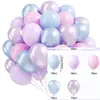 Set de Globos Transfronterizo de 10 Pulgadas 50 Piezas Color Mixto Ramo de Látex para Decoración de Fiesta de Cumpleaños Fiesta Inflable Festiva