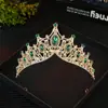 Corona de Novia Barroca Retro Transfronteriza con Pedrería Marquise, Diadema para Ceremonia de Mayoría de Edad, Accesorio para el Cabello Estilo Palacio, Corona de Princesa Reina