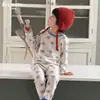 Clase infantil Beixinan Ropa y Pantalones de Algodón Puro Lycra Otoño para Niños y Niñas, Conjunto de Ropa Interior Térmica Sin Costuras