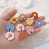 Acessórios de resina diy pequena zínia girassol acessórios de cabelo infantil suprimentos para carro decoração materiais de beleza