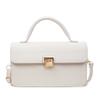 Bolso Pequeño Cuadrado con Hebilla de Cierre Estampado Piedra para Mujer 2025 Otoño Temprano Nuevo Bolso Cruzado Retro Estilo Coreano Bolso de Hombro para Viajes