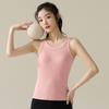 Chaleco de Modal para Mujer, Chaleco Base de Capa Interior de Color Sólido Acanalado de Verano, Camisola Fresca de Verano para Mujer