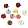 Contas de Flor de Argila Macia Rosa de Alta Resistência para Cruzamento de Fronteiras, Contas Soltas de Pétalas Multicamadas Feitas à Mão, Acessórios para Caneta de Contas DIY
