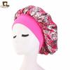 Gorro Popular Europeo y Americano de Satén Floral de Ala Ancha Gorro de Noche Gorro de Quimioterapia Gorro para Pérdida de Cabello Tjm-301A Moderno y Versátil