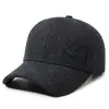 Gorra de Béisbol Cálida Nueva de Otoño e Invierno para Hombre Versátil para Exteriores Gorra con Visera de Letra Moda Casual Simple Gorro de Algodón