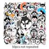 Colección de 50 Stickers de Perro Mascota de Zhang Meng Lindo Animal de Dibujos Animados Cachorro Impermeable Decorativo Taza de Agua Computadora Mano Cuenta Stickers