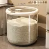 Caja de Almacenamiento de Granos, Contenedor de Arroz, Frasco Sellado de Grado Alimenticio para el Hogar, Contenedor de Arroz Transparente, Contenedor de Granos a Prueba de Insectos y Humedad, Caja de Arroz