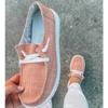 Zapatos de verano para mujer nuevos comercio exterior 2021 casual europeo y americano con cordones planos talla grande zapatos de una capa sin cordones mocasines