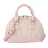 Parche Tejido 2026 Primavera Nueva Moda Tendencia Simple Versátil Bolso de Hombro Cruzado Bolso de Concha