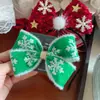 Nuevo Listón Navideño Borde de Terciopelo Blanco Empaque de Caja de Regalo DIY Accesorios para el Cabello Hechos a Mano Pasador Moño Material Accesorios