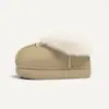 Pantuflas de algodón para niños, para niños y niñas, con talón cubierto, cálidas y forradas de felpa para el invierno, aptas para usar en interiores y exteriores, y con suela antideslizante, disponibles en tallas para bebés, niños pequeños y niños mayores