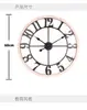 Reloj de Pared de Metal de Moda Creativa Estilo Europeo Venta Caliente en Amazon Decoración del Hogar Reloj de Experiencia en stock Reloj de Pared de Hierro