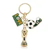 Llavero de Aleación Copa Mundial de Fútbol, Copa Trofeo, Estadio, Colgante de Zapato de Fútbol, Accesorios DIY, Al por Mayor en Stock