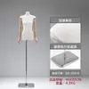 Mannequin feminino estilo coreano, manequim de meio corpo sem seios para vitrine de loja de roupas, suporte de exibição de corpo plano, corpo inteiro