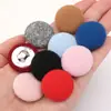 Atacado de Fábrica Botões Decorativos Coloridos de Tecido Pelúcia Botões para Casaco de Caxemira Suéter Jaqueta Vento Bolsa Botões de Tecido Prova de Amostra Personalização